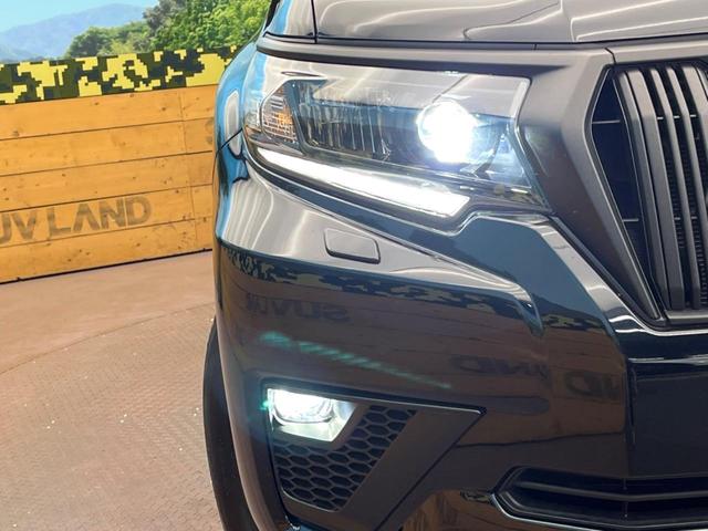 ランドクルーザープラド TX Lパッケージ マットブラックエディション 7人乗り 黒革シート サンルーフ 全周囲カメラ トヨタセーフティセンス シートベンチレーション 寒冷地仕様 レーダークルーズ 禁煙車 前席シートエアコン ドラレコ コーナーセンサー スマートキー(13枚目)