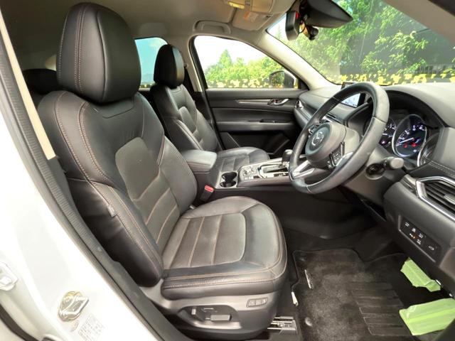 CX-5 25S Lパッケージ 純正8.8型ナビ 全周囲カメラ スマートブレーキサポート レーダクルーズ パワーバックドア 黒革シート 前席パワーシート シートヒーター ステアリングヒーター LEDヘッドライト レーンキープ(8枚目)