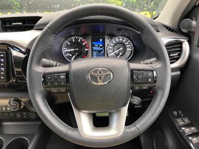 ハイラックス Z 純正SDナビ バックカメラ トヨタセーフティセンス レーダークルーズコントロール デュアルオートエアコン クリアランスソナー LEDヘッド ドライブレコーダー ETC オートライト 禁煙車(11枚目)