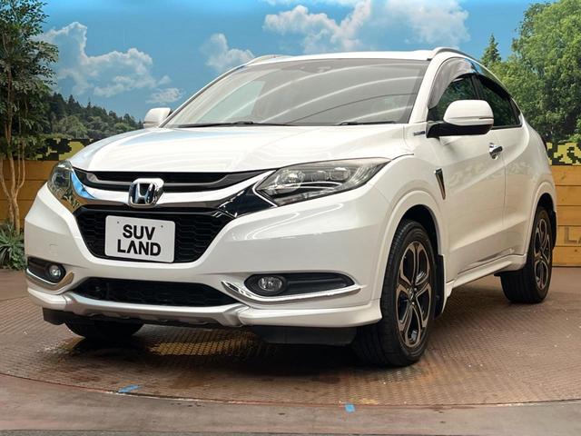 ヴェゼル ハイブリッドＺ　禁煙車　メーカー純正ナビ　フルセグ　バックカメラ　クルーズコントロール　シティブレーキアクティブシステム　ハーフレザーシート　ＬＥＤヘッド　ビルトインＥＴＣ　オートライト　ＣＤ　ＤＶＤ再生（29枚目）