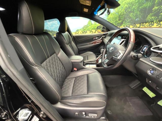 ハリアー プレミアム　モデリスタエアロ　９型純正ＳＤナビ　フルセグ　バックカメラ　禁煙車　電動リアゲート　クルコン　ハーフレザーシート　パワーシート　ＬＥＤヘッド　ビルトインＥＴＣ　純正１８インチアルミ　オートハイビーム（10枚目）