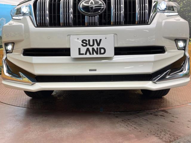 ランドクルーザープラド TX Lパッケージ サンルーフ モデリスタエアロ BIG-X9インチナビ トヨタセーフティセンス バックカメラ シートベンチレーション 7人乗 ドラレコ コーナーセンサー LEDヘッドライト ルーフレール パワーシート(6枚目)