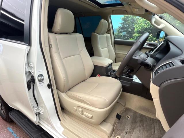 ランドクルーザープラド TX Lパッケージ サンルーフ モデリスタエアロ BIG-X9インチナビ トヨタセーフティセンス バックカメラ シートベンチレーション 7人乗 ドラレコ コーナーセンサー LEDヘッドライト ルーフレール パワーシート(7枚目)