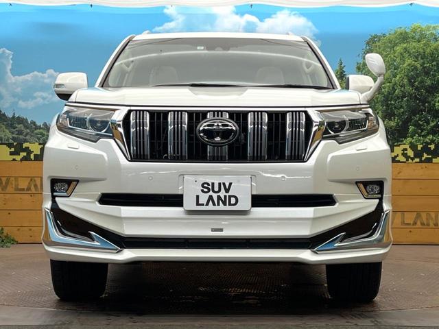 ランドクルーザープラド TX Lパッケージ サンルーフ モデリスタエアロ BIG-X9インチナビ トヨタセーフティセンス バックカメラ シートベンチレーション 7人乗 ドラレコ コーナーセンサー LEDヘッドライト ルーフレール パワーシート(14枚目)
