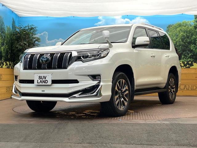 ランドクルーザープラド TX Lパッケージ サンルーフ モデリスタエアロ BIG-X9インチナビ トヨタセーフティセンス バックカメラ シートベンチレーション 7人乗 ドラレコ コーナーセンサー LEDヘッドライト ルーフレール パワーシート(27枚目)