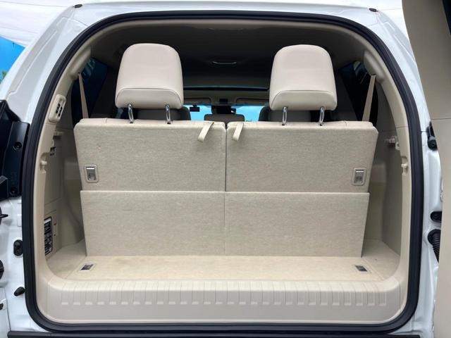 ランドクルーザープラド TX Lパッケージ サンルーフ モデリスタエアロ BIG-X9インチナビ トヨタセーフティセンス バックカメラ シートベンチレーション 7人乗 ドラレコ コーナーセンサー LEDヘッドライト ルーフレール パワーシート(33枚目)