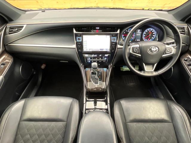 ハリアー エレガンス　サンルーフ　モデリスタエアロ　ＢＩＧＸ９インチナビ　バックカメラ　ハーフレザーシート　パワーシート　ＬＥＤヘッドライト／フロントフォグ　ＥＴＣ　純正１７インチアルミ　Ｂｌｕｅｔｏｏｔｈ（2枚目）