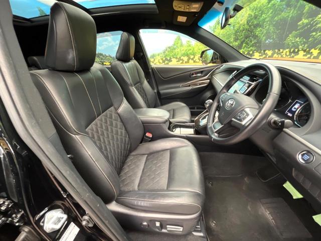 ハリアー エレガンス　サンルーフ　モデリスタエアロ　ＢＩＧＸ９インチナビ　バックカメラ　ハーフレザーシート　パワーシート　ＬＥＤヘッドライト／フロントフォグ　ＥＴＣ　純正１７インチアルミ　Ｂｌｕｅｔｏｏｔｈ（8枚目）