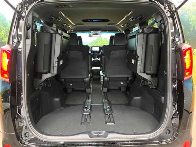 アルファード ２．５Ｓ　タイプゴールド　モデリスタエアロ　デジタルインナーミラー　純正９型ナビ　両側電動ドア　パワーバックドア　ハーフレザーシート　１９インチアルミ　３眼ＬＥＤヘッドライト　ウッドコンビステアリング　セーフティセンス　禁煙車（13枚目）