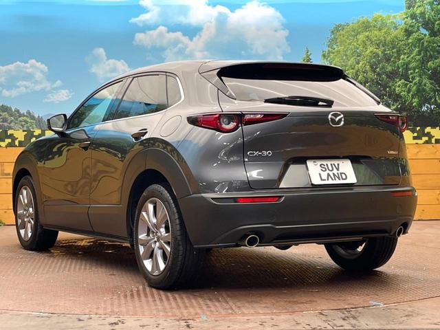 ＣＸ－３０ ２０Ｓ　Ｌパッケージ　８．８インチマツダコネクトナビ　バックカメラ　スマートブレーキサポート　禁煙車　レーダークルーズ　メモリー機能付きパワーシート　ドライブレコーダー　ＥＴＣ　フルセグ　Ｂｌｕｅｔｏｏｔｈ（29枚目）