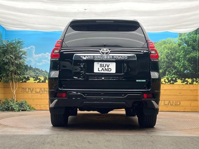ランドクルーザープラド ＴＸ　Ｌパッケージ　モデリスタエアロ　サンルーフ　７人乗り　純正１９インチアルミホイール　ルーフレール　ＡＬＰＩＮＥナビ　バックカメラ　トヨタセーフティセンス　禁煙車　レーダークルーズ　ベージュ革シート（15枚目）