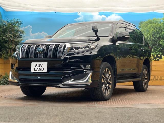 ランドクルーザープラド ＴＸ　Ｌパッケージ　モデリスタエアロ　サンルーフ　７人乗り　純正１９インチアルミホイール　ルーフレール　ＡＬＰＩＮＥナビ　バックカメラ　トヨタセーフティセンス　禁煙車　レーダークルーズ　ベージュ革シート（21枚目）