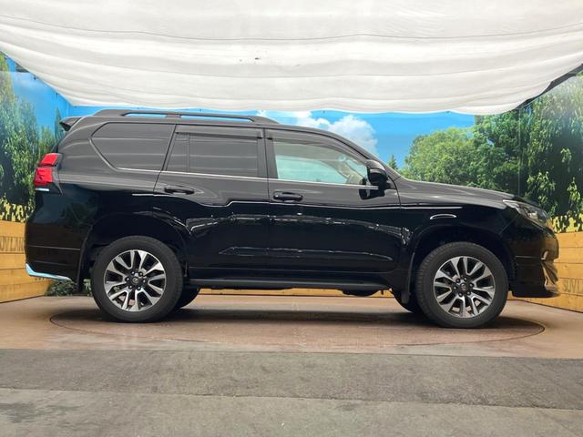 ランドクルーザープラド ＴＸ　Ｌパッケージ　モデリスタエアロ　サンルーフ　７人乗り　純正１９インチアルミホイール　ルーフレール　ＡＬＰＩＮＥナビ　バックカメラ　トヨタセーフティセンス　禁煙車　レーダークルーズ　ベージュ革シート（24枚目）