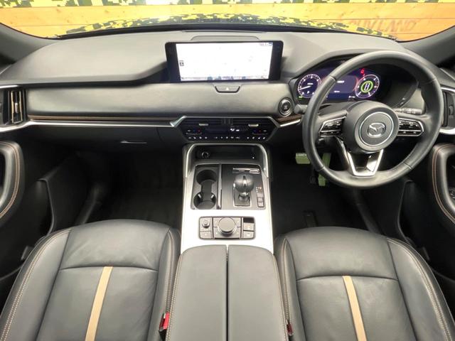 ＣＸ－６０ ＸＤ－ハイブリッド　エクスクルーシブスポーツ　純正１２．３型ナビ　全周囲カメラ　スマートブレーキサポート　レーダークルーズ　パワーバックドア　シートベンチレーション　後席シートヒーター　メモリー機能付パワーシート　黒革シート　ＬＥＤヘッドライト（2枚目）
