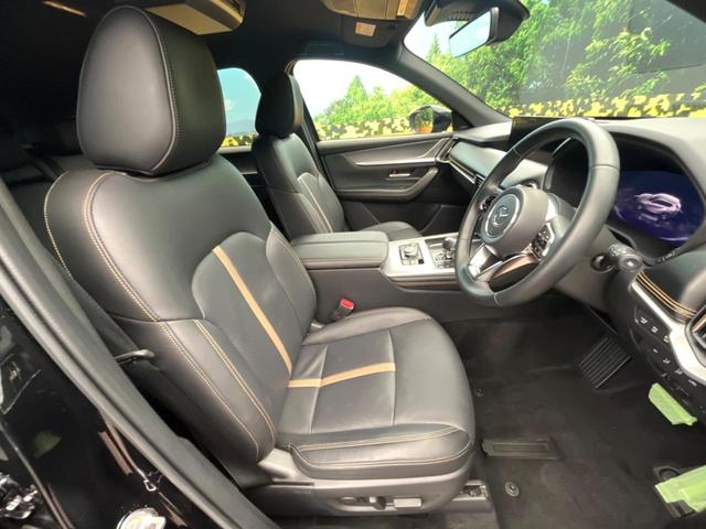 ＣＸ－６０ ＸＤ－ハイブリッド　エクスクルーシブスポーツ　純正１２．３型ナビ　全周囲カメラ　スマートブレーキサポート　レーダークルーズ　パワーバックドア　シートベンチレーション　後席シートヒーター　メモリー機能付パワーシート　黒革シート　ＬＥＤヘッドライト（8枚目）