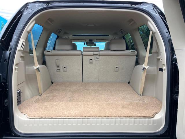 ランドクルーザープラド ＴＸ　Ｌパッケージ　マットブラックエディション　サンルーフ　７人乗り　純正９インチディスプレイオーディオ　全周囲カメラ　ブラインドスポットモニター　シートベンチレーション　ベージュ革シート　ＬＥＤヘッドライト　純正１８インチアルミホイール　ＥＴＣ（10枚目）