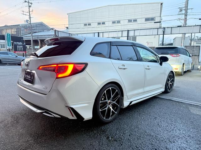 カローラツーリング ハイブリッド ダブルバイビー モデリスタフルエアロ ALPINEデジタルインナーミラー 外品18インチAW 10.5インチディスプレイオーディオ BSM バックモニターETC シートカバー ローダウン(8枚目)