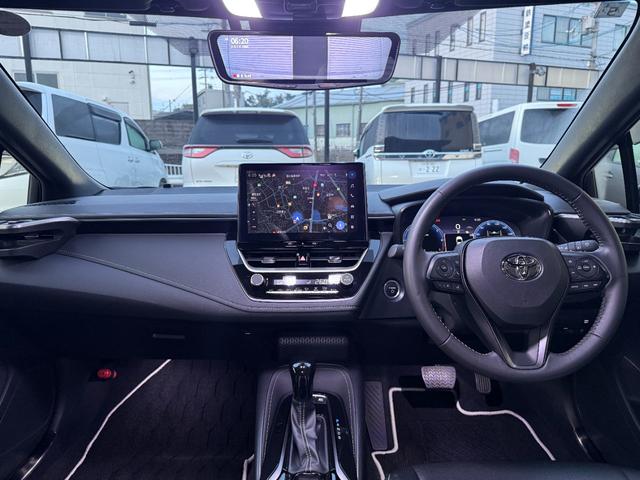 カローラツーリング ハイブリッド ダブルバイビー モデリスタフルエアロ ALPINEデジタルインナーミラー 外品18インチAW 10.5インチディスプレイオーディオ BSM バックモニターETC シートカバー ローダウン(12枚目)