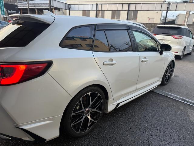 カローラツーリング ハイブリッド ダブルバイビー モデリスタフルエアロ ALPINEデジタルインナーミラー 外品18インチAW 10.5インチディスプレイオーディオ BSM バックモニターETC シートカバー ローダウン(60枚目)