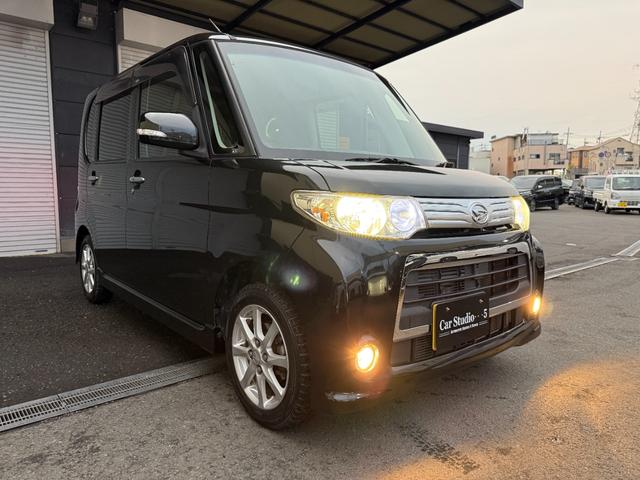 タント カスタムＸ　片側パワースライドドア　外品ストラーダＳＤナビ　ＣＤ　ＤＶＤ　Ｂｌｕｅｔｏｏｔｈ対応　ＥＴＣ　純正１４インチＡＷ（3枚目）