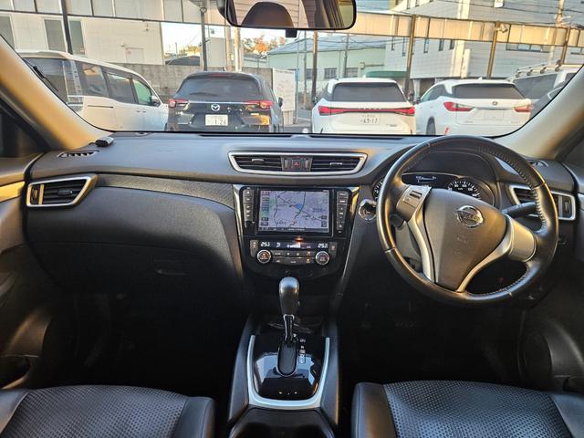 エクストレイル ２０Ｘ　エマージェンシーブレーキパッケージ　純正ナビゲーション　バックガイドモニター　ＬＥＤヘッドライト　ルーフレール　外品１７インチアルミホイール　運転席・助手席シートヒーター　ＥＴＣ（13枚目）