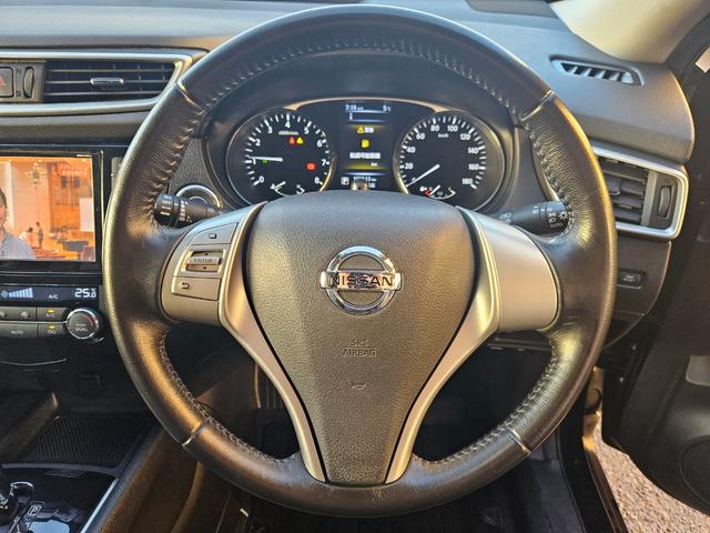 エクストレイル ２０Ｘ　エマージェンシーブレーキパッケージ　純正ナビゲーション　バックガイドモニター　ＬＥＤヘッドライト　ルーフレール　外品１７インチアルミホイール　運転席・助手席シートヒーター　ＥＴＣ（24枚目）