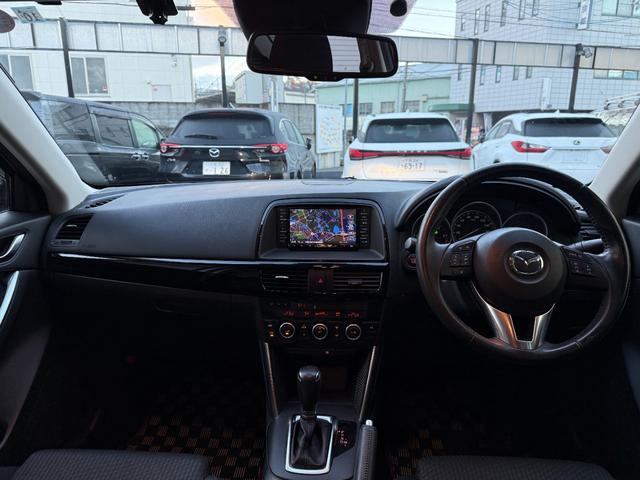ＣＸ－５ ＸＤ　純正メモリーナビ　ＣＤ　ＤＶＤ　フルセグＴＶ　Ｂｌｕｅｔｏｏｔｈ対応　クルーズコントロール　　ＥＴＣ　純正１７インチＡＷ　ＲＶＭ（13枚目）