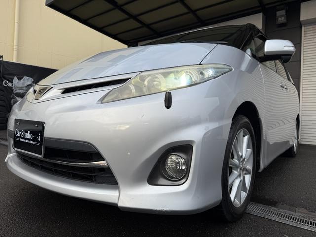 エスティマ アエラス　純正ＨＤＤナビゲーション　バックモニター　純正１７インチアルミホイール　純正後席モニター　ＥＴＣ　両側電動スライドドア（6枚目）