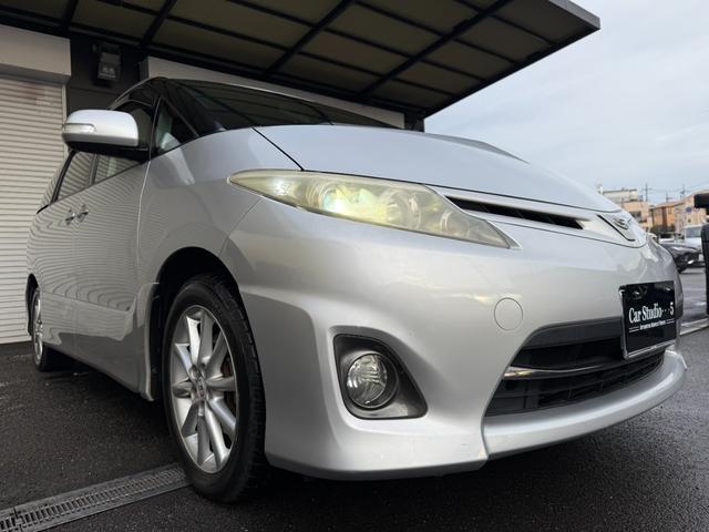 エスティマ アエラス　純正ＨＤＤナビゲーション　バックモニター　純正１７インチアルミホイール　純正後席モニター　ＥＴＣ　両側電動スライドドア（7枚目）