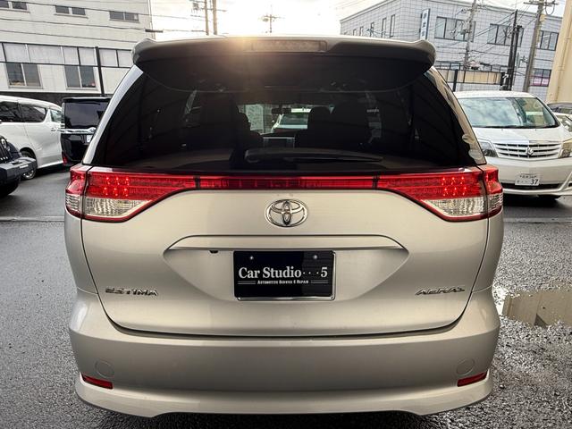 エスティマ アエラス　純正ＨＤＤナビゲーション　バックモニター　純正１７インチアルミホイール　純正後席モニター　ＥＴＣ　両側電動スライドドア（9枚目）