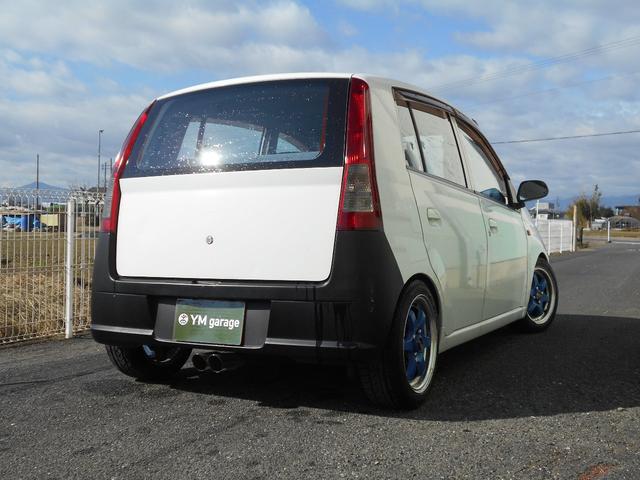 L 車高調 マフラー スパルコ14インチホイール カロッツェリアCDデッキ ユーザー買取車 禁煙車 チェックフロアマット シフトノブ アルミペダルカバー(3枚目)