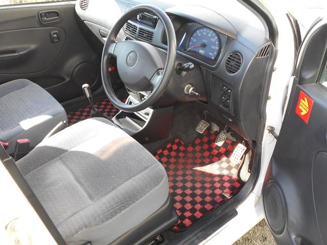 L 車高調 マフラー スパルコ14インチホイール カロッツェリアCDデッキ ユーザー買取車 禁煙車 チェックフロアマット シフトノブ アルミペダルカバー(5枚目)