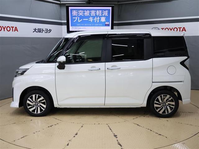 ルーミー カスタムＧ　フルセグ　メモリーナビ　ＤＶＤ再生　バックカメラ　衝突被害軽減システム　ＥＴＣ　両側電動スライド　ＬＥＤヘッドランプ　ワンオーナー　アイドリングストップ　スマートキー（3枚目）