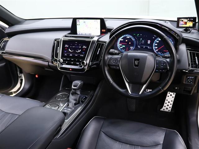 クラウンハイブリッド ＲＳアドバンス　革シート　フルセグ　ＤＶＤ再生　バックカメラ　衝突被害軽減システム　ＥＴＣ　ＬＥＤヘッドランプ　クリアランスソナー　ＰＫＳＢ　ＢＳＭ　ＲＣＴＡ　シートヒーター　オートマチックハイビーム（5枚目）