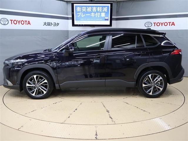 カローラクロス ハイブリッド　Ｚ　フルセグ　メモリーナビ　バックカメラ　衝突被害軽減システム　ＥＴＣ　ドラレコ　ＬＥＤヘッドランプ　ワンオーナー　ＰＫＳＢ　パノラミックビューモニター　ＢＳＭ　ＲＣＴＡ　シートヒーター（3枚目）