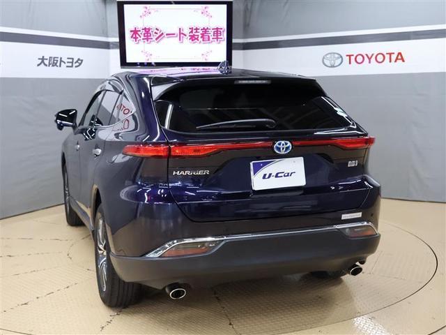 ハリアーハイブリッド G レザーパッケージ 元試乗車 革シート フルセグ メモリーナビ バックカメラ 衝突被害軽減システム ETC ドラレコ LEDヘッドランプ BSM RCTA クリアランスソナー シートヒーター レーダークルーズ(4枚目)