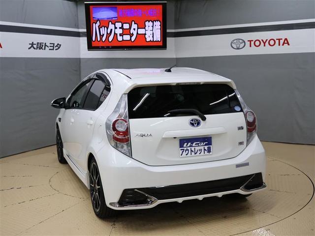 アクア G G’s ワンセグ メモリーナビ バックカメラ ETC LEDヘッドランプ ワンオーナー フルエアロ シートヒーター スマートキー(3枚目)