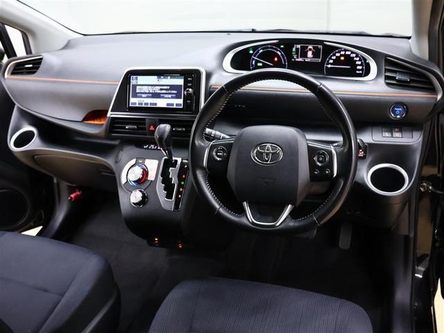 シエンタ ハイブリッドＧ　フルセグ　メモリーナビ　ＤＶＤ再生　後席モニター　バックカメラ　衝突被害軽減システム　ＥＴＣ　両側電動スライド　ＬＥＤヘッドランプ　ウオークスルー　乗車定員７人　３列シート　ワンオーナー（6枚目）