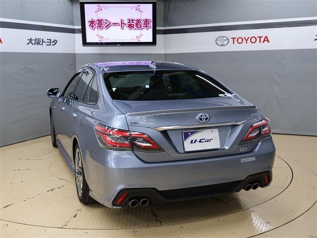 クラウンハイブリッド ＲＳアドバンス　革シート　フルセグ　メモリーナビ　ＤＶＤ再生　バックカメラ　衝突被害軽減システム　ＥＴＣ　ＬＥＤヘッドランプ　ＰＫＳＢ　ＲＣＤ　全周囲カメラ　ＰＫＳＢ　電子インナーミラー（5枚目）