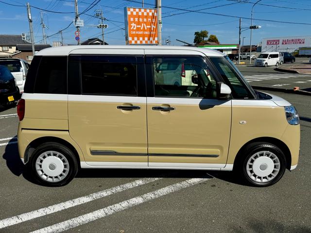 ムーヴキャンバス ストライプスＧ　買取車　四駆　スマートアシスト　両側パワースライドドア　パノラマモニターカメラセット　ＬＥＤヘッドライト　ＬＥＤフォグ　スマートキー２個　メーカー保証（4枚目）