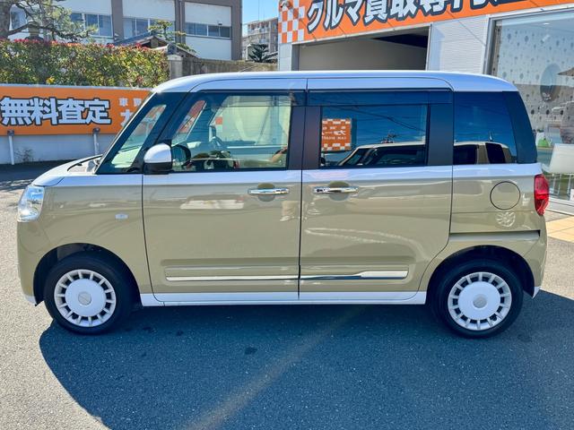 ムーヴキャンバス ストライプスＧ　買取車　四駆　スマートアシスト　両側パワースライドドア　パノラマモニターカメラセット　ＬＥＤヘッドライト　ＬＥＤフォグ　スマートキー２個　メーカー保証（8枚目）