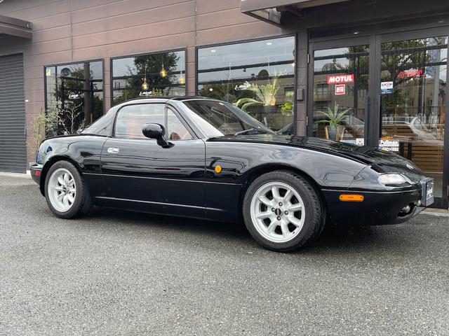 ユーノスロードスター Ｖスペシャル　実走行７．３万キロノーマルベース車・純正ハードトップ・車高調・シート張替え済み・パナスポーツフォーミュラーワン　１５インチアルミ（18枚目）