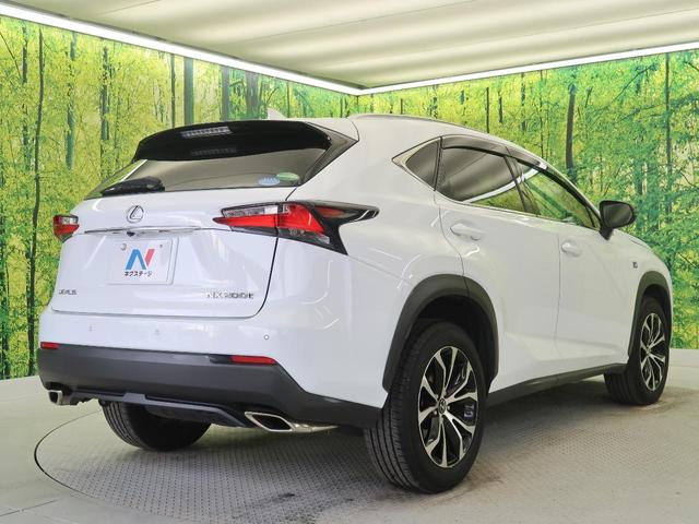 NX200t Fスポーツ ターボ 純正ナビ 全周囲カメラ プリクラッシュセーフティ クリアランスソナー ブラインドスポットモニター 三眼LEDヘッド ルーフレール OP18インチアルミ シートベンチレーション 黒革 禁煙車(18枚目)