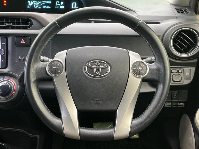 アクア Ｇ　純正ナビ　バックカメラ　禁煙車　ドラレコ　スマートキー　ＬＥＤヘッド　フォグランプ　ＥＴＣ　オートライト　オートエアコン　純正１５インチアルミ　Ｂｌｕｅｔｏｏｔｈ　フルセグ　シートヒーター（12枚目）