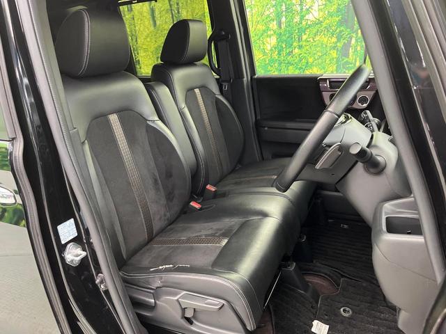 N-BOXカスタム G・Lターボホンダセンシング 禁煙車 ターボ エアロ 純正SDナビ バックカメラ 衝突被害軽減システム レーダークルーズ 両側電動スライドドア ハーフレザーシート スマートキー LEDヘッド ビルトインETC オートハイビーム(9枚目)