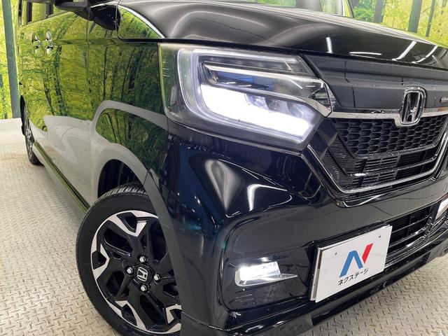N-BOXカスタム G・Lターボホンダセンシング 禁煙車 ターボ エアロ 純正SDナビ バックカメラ 衝突被害軽減システム レーダークルーズ 両側電動スライドドア ハーフレザーシート スマートキー LEDヘッド ビルトインETC オートハイビーム(13枚目)