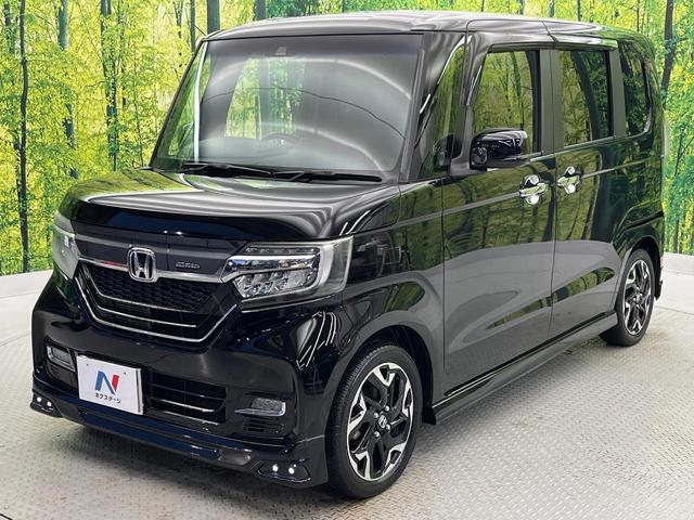 N-BOXカスタム G・Lターボホンダセンシング 禁煙車 ターボ エアロ 純正SDナビ バックカメラ 衝突被害軽減システム レーダークルーズ 両側電動スライドドア ハーフレザーシート スマートキー LEDヘッド ビルトインETC オートハイビーム(27枚目)