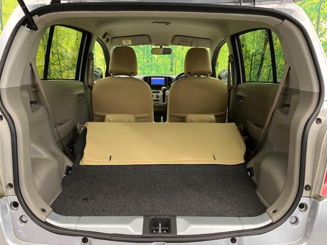 ミライース Ｘ　純正１４インチアルミホイール　フォグライト　ＣＤ／ＤＶＤ再生　盗難防止装置　プライバシーガラス　アイドリングストップ　ヘッドライトレベライザー　キーレス　電動格納ミラー　ＡＢＳ（11枚目）