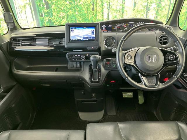 Ｎ－ＢＯＸカスタム Ｌターボ　禁煙車　フルエアロ　両側電動ドア　ＳＤナビ　バックカメラ　ホンダセンシング　ドラレコ　コーナーセンサー　スマートキー　前席シートヒーター　ＬＥＤヘッド　ＥＴＣ　Ｂｌｕｅｔｏｏｔｈ　オートエアコン（3枚目）