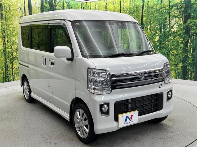 エブリイワゴン PZターボ 9インチディスプレイオーディオ 電動スライドドア バックカメラ 衝突被害軽減システム 禁煙車 シートヒーター 前後ドラレコ コーナーセンサー スマートキー HIDヘッド ETC 車線逸脱警報(17枚目)